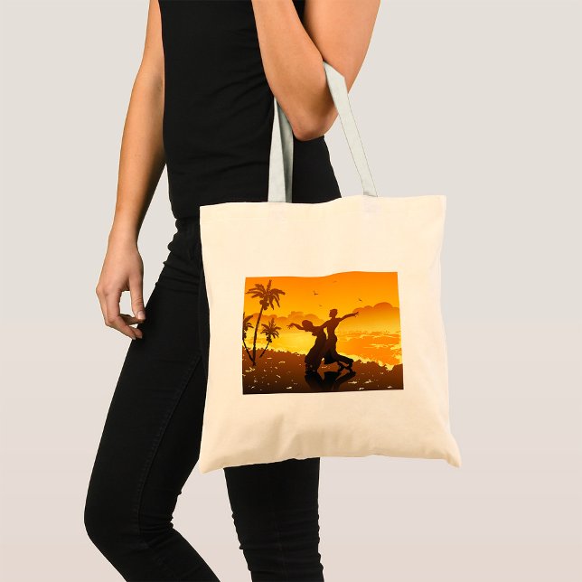 Couple Dancing auf der Beach Tote Tasche (Von Creator hochgeladen)