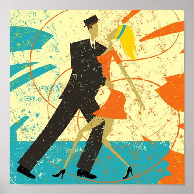 Couple Dancing Poster (Vorne)