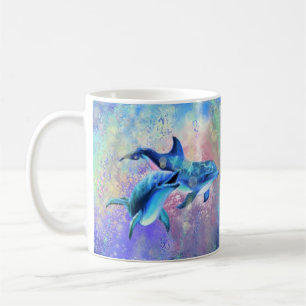 Couple Dolphin Coffee Tasse