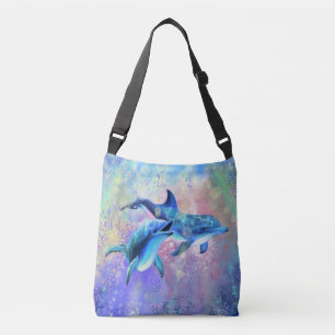 Couple Dolphin Crossbody Bag Tragetaschen Mit Langen Trägern