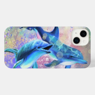 Couple Dolphin iPhone Case 14 Plus Hülle