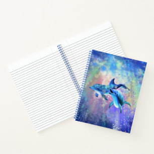 Couple-Dolphin-Notebook Notizbuch