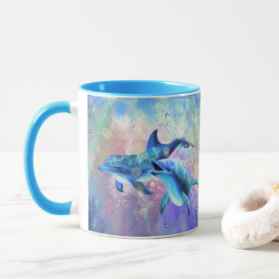 Couple Dolphin Tasse