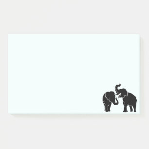 Couple Elephant Post it Notes Post-it Klebezettel
