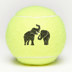 Couple Elephant Tennis Balls Tennisbälle