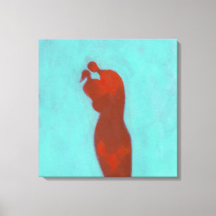 Couple Embracing Leinwanddruck