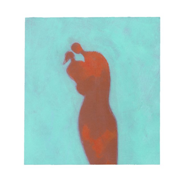 Couple Embracing Notizblock (Vorderseite)