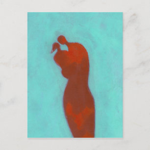 Couple Embracing Postkarte