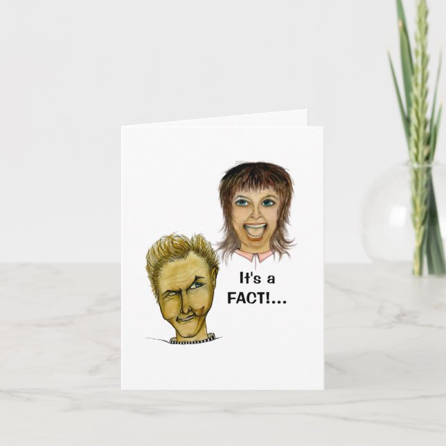 Couple Flu Shot = Date Night Folded Greeting Card Karte (Vorderseite)