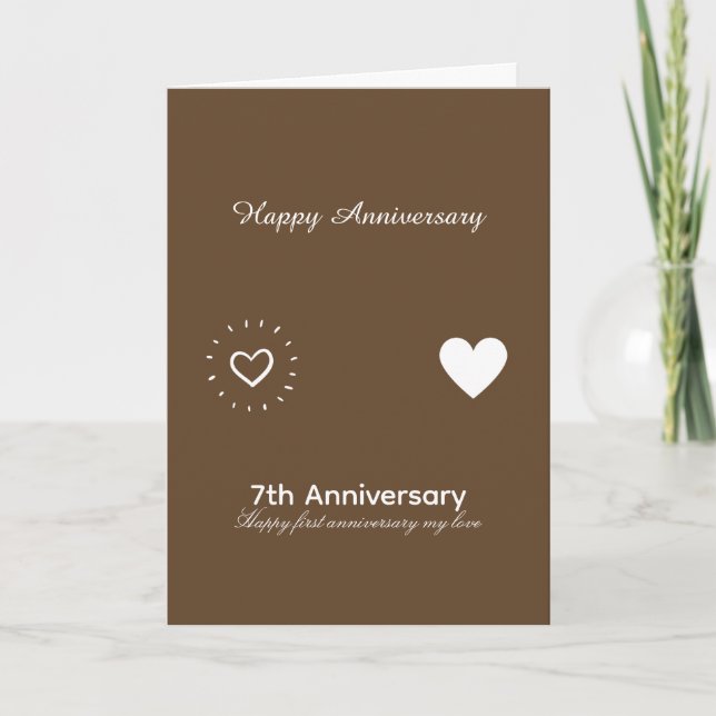 Couple Foto Collage Happy Wedding Jubiläum Karte (Vorderseite)