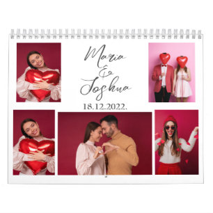 Couple Foto Collage Valentine's Day Kalender