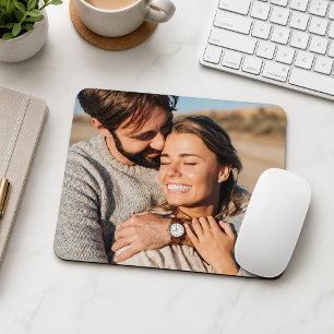 Couple Foto Newlyweds Mousepad