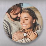 Couple Foto Wedding Magnet<br><div class="desc">Ein individuelles Foto-Design,  das leicht mit Ihrem eigenen Foto in voller Größe personalisiert werden kann. Das perfekte Geschenk für jeden Anlass!</div>