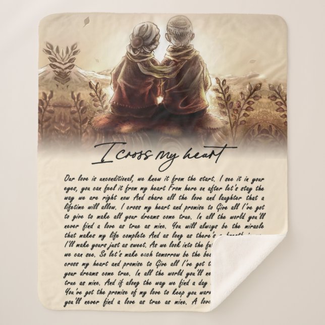 Couple Geschenke | Für meinen Seelenverwandten übe Sherpadecke (Vorderseite)