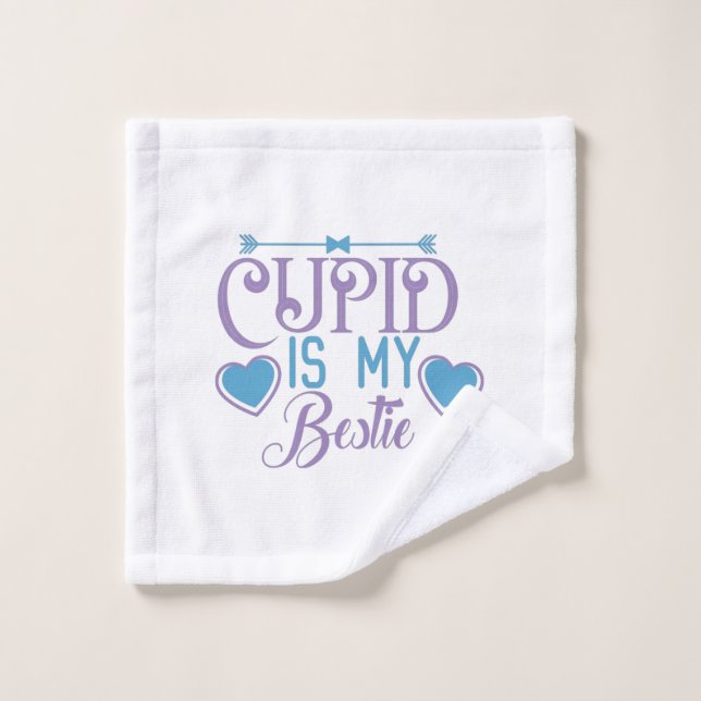 Couple Gift Cupid ist mein Bestie Waschlappen (Waschlappen)