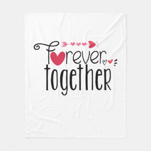 Couple Gift Forever Together Fleecedecke
