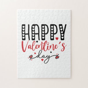 Couple Gift Happy Valentine Day Puzzle