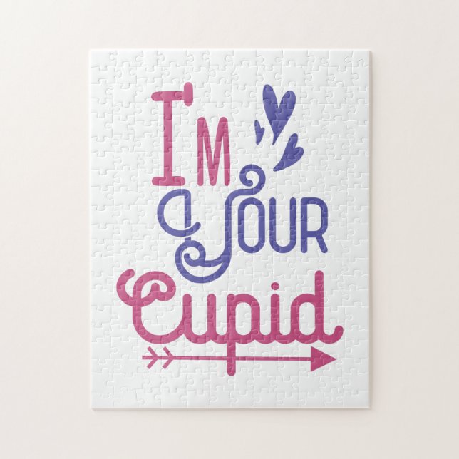 Couple Gift I'be Your Love Cupid Puzzle (Vertikal)