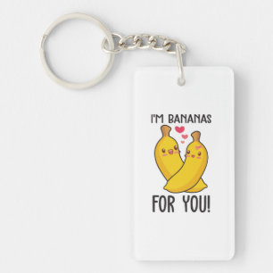 Couple Gift Ich bin Bananen für dich Schlüsselanhänger