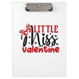 Couple Gift Little Miss Valentine Klemmbrett