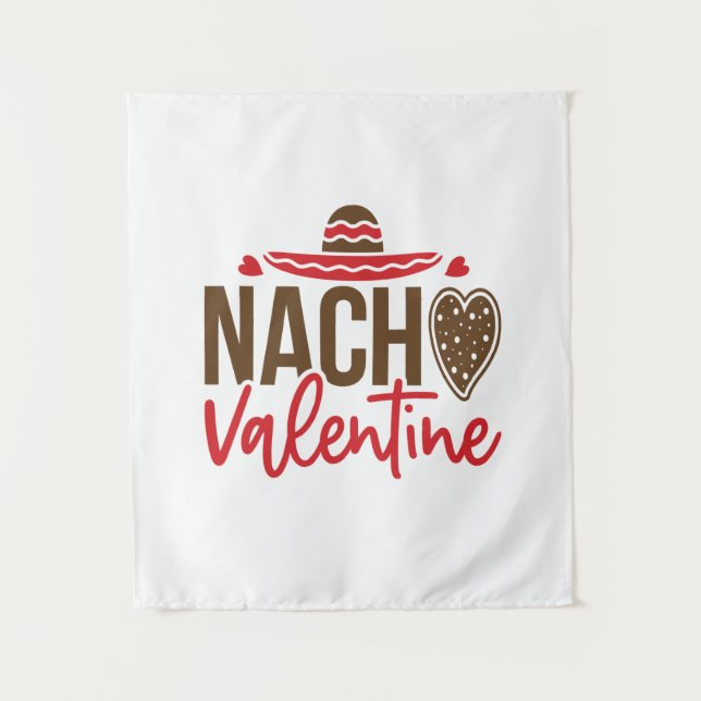 Couple Gift Nacho Valentine Wandteppich (Vorderseite)