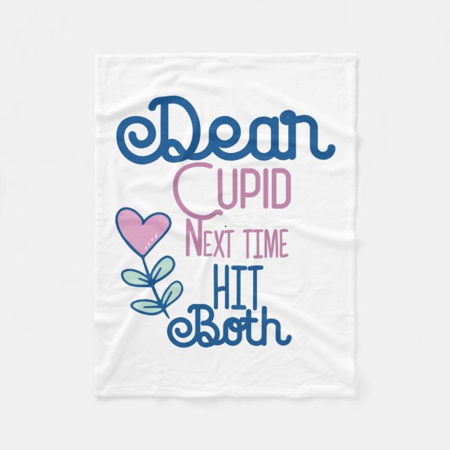 Couple Gift nächstes Mal treffen beide Fleecedecke (Vorderseite)