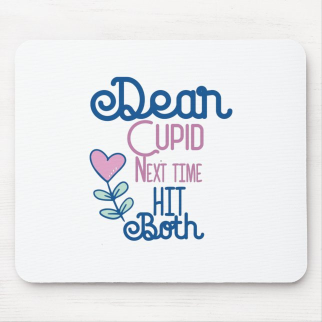 Couple Gift nächstes Mal treffen beide Mousepad (Vorne)