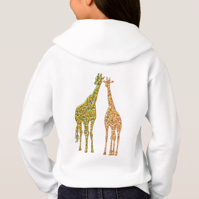 Couple Giraffe Hoodie (Rückseite)