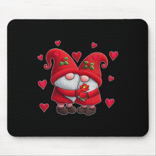 Couple Gnomes Valentine's Day Hearts Kostüm Gnome Mousepad
