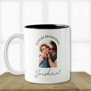 Couple Gute Morgensonne Zweifarbige Tasse