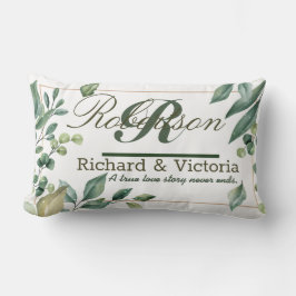 Couple Heather Blume Corolla Grüne Blätter Lendenkissen