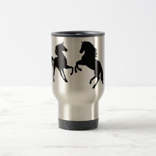 Couple Horse Travel Mugs Reisebecher