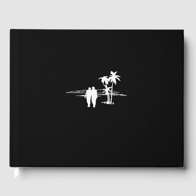 couple in beach gästebuch (Vorderseite)
