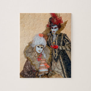 Couple in Carnival Costume, Venedig Puzzle