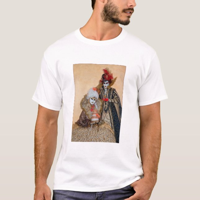 Couple in Carnival Costume, Venedig T-Shirt (Vorderseite)