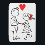 Couple iPad Cover Geschenk<br><div class="desc">Niedliche iPad Luftabdeckungen - Malerei durch MIGNED</div>