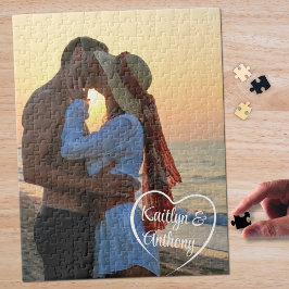 Couple Liebe Foto Personalisiert Puzzle