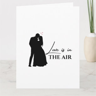 Couple Liebe Liebe ist in der Luft Karte