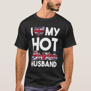 Couple Matching UK Citizen I Liebe My Hot British T-Shirt