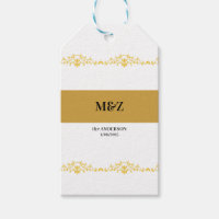 Couple Monogram Hochzeitdatum dekorative Grenze