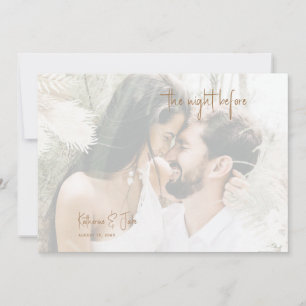 Couple Mutes Foto Pampas Einladung