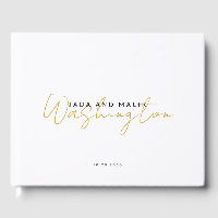 Couple Name Wedding Monogram Gold Script Name