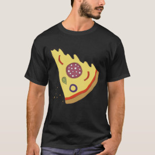 Couple Pizza Salami Piece Liebe Relation Paar T-Shirt