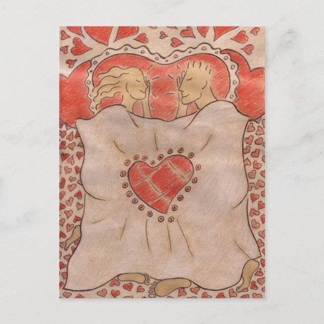 Couple Postkarte (Vorderseite)