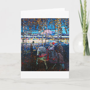 Couple Riding a White Horse, Wassily Kandinsky Karte