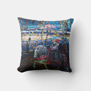 Couple Riding a White Horse, Wassily Kandinsky Kissen