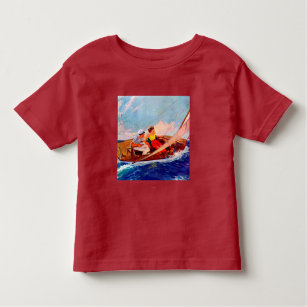 Couple Sailing von R.J. Cavaliere Kleinkind T-shirt