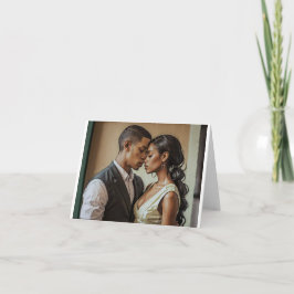 Couple Small, 4 Zoll x 5,6 Zoll Faltkarte Ankündigung