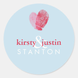 COUPLE STICKER SIEGEL niedliches HochzeitsFingerab