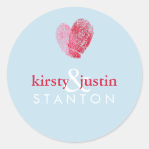 COUPLE STICKER SIEGEL niedliches HochzeitsFingerab